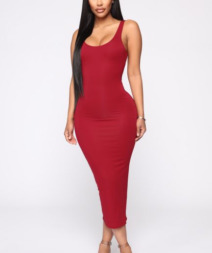 Your Needs Met Dress - Red