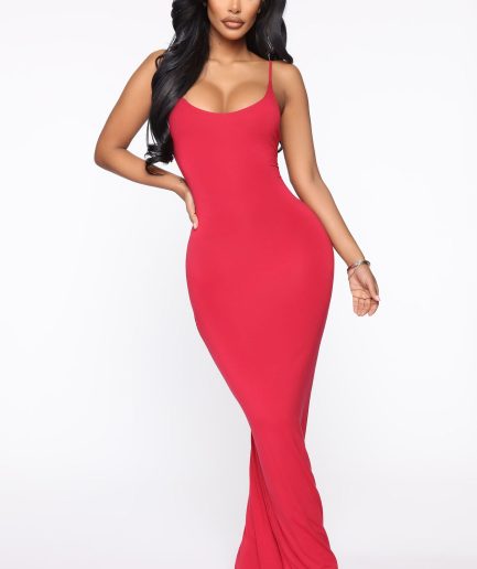Ajay Maxi Dress - Red
